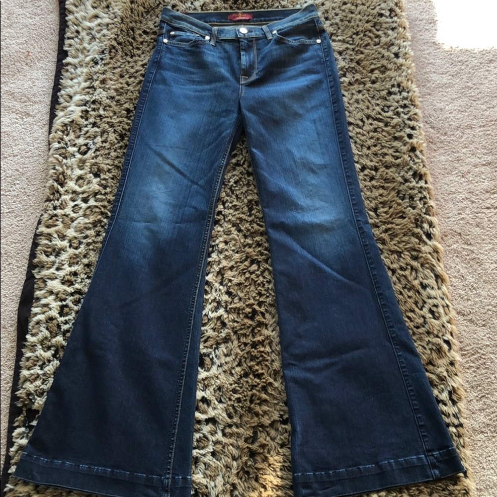 7 for all mankind flared jeans